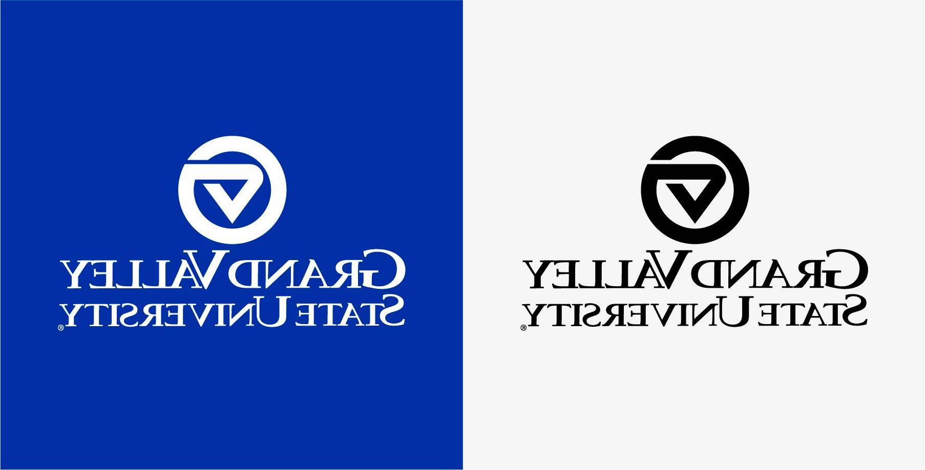 A 黑色的 博天堂官方 logo against a light grey background, a 白色 博天堂官方 logo against a dark 蓝色的 background.